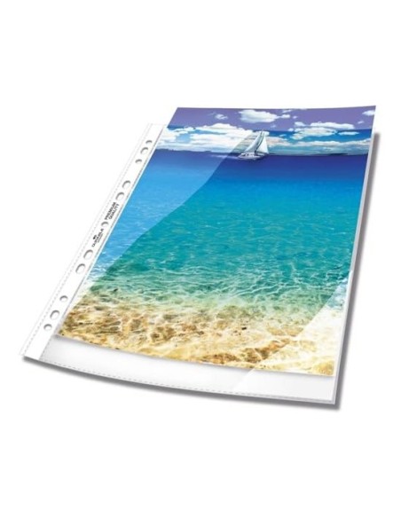 FUNDA MULTITALADRO DURABLE COMP.A4 PP. 80 MC CRISTAL 100 UD.