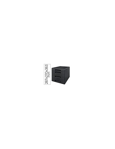 FICHERO CAJONES LEITZ RECYCLE 4 CAJONES NG.287X270X363MM