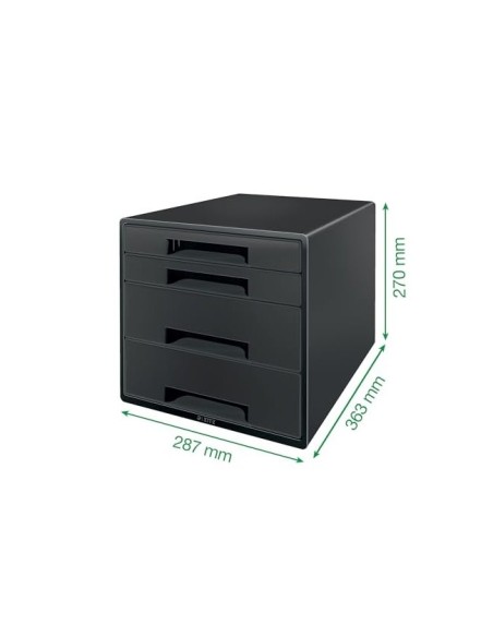 FICHERO CAJONES LEITZ RECYCLE 4 CAJONES NG.287X270X363MM