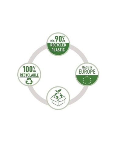 FICHERO CAJONES LEITZ RECYCLE 4 CAJONES NG.287X270X363MM