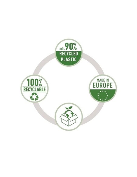 FICHERO CAJONES LEITZ RECYCLE 4 CAJONES NG.287X270X363MM