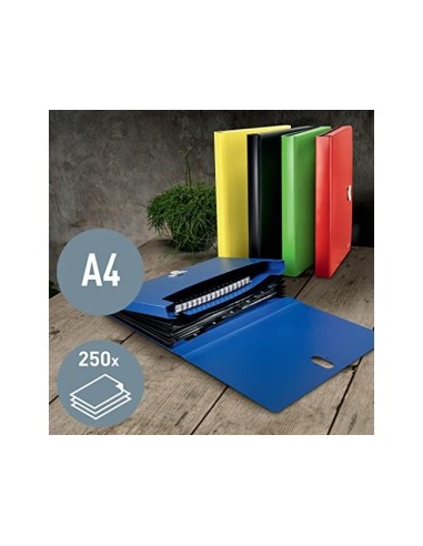 CARPETA LEITZ RECYCLE CLASIFICADOR FUELLE PP. 5+1 COMP.DIN A4 RJ.