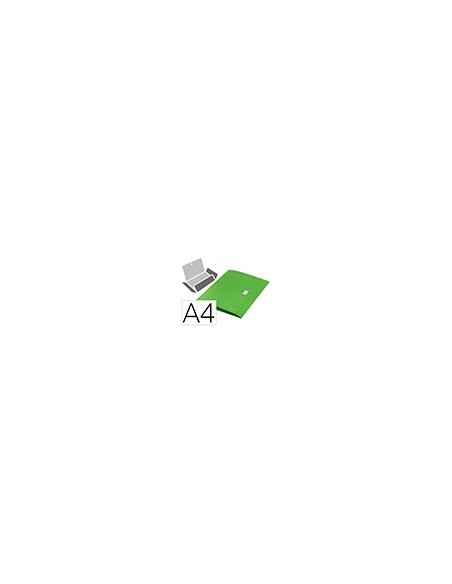 CARPETA LEITZ RECYCLE GOMAS 3 SOLAPAS A4 PP. VE.