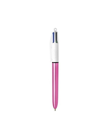 BOLIGRAFO BIC 4 SHINE ROSA 1MM