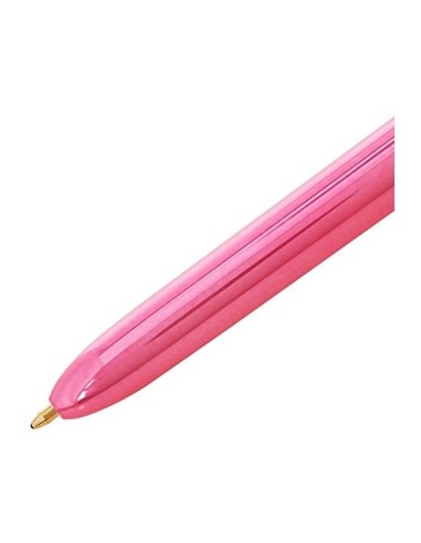 BOLIGRAFO BIC 4 SHINE ROSA 1MM