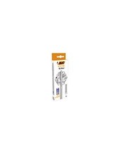BOLIGRAFO BIC CRISTAL RENEW TINTA AZ. CUERPO AL.MATE MAS 2 RECAMBIOS 2