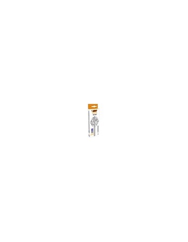 BOLIGRAFO BIC CRISTAL RENEW TINTA AZ. CUERPO AL.MATE MAS 2 RECAMBIOS