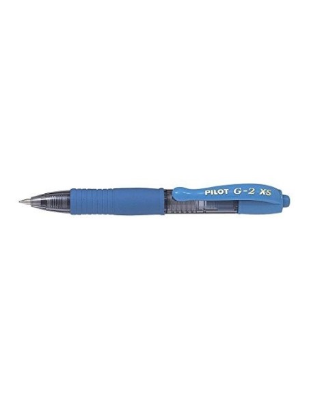 BOLIGRAFO PILOT G-2 PIXIE AZ. CLARO TINTA GEL RETRACTIL SUJ. CAUCHO
