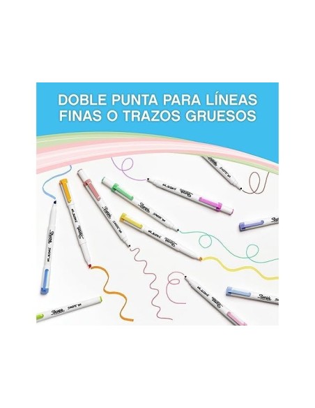 ROTULADOR SHARPIE SNOTE DUO ASST 8 UD.SURT.