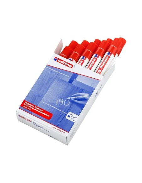 MARCADOR EDDING PERMAN.950 PASTA OPACA RJ. 10MM SUP. OXIDADAS/RUGOSAS