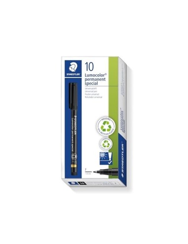 ROTULADOR STAEDTLER LUMOCOLOR RETRO.FIBRA PERM.SPECIAL 319-9 NG.FINA