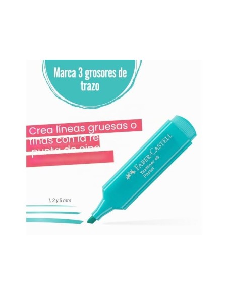 ROTULADOR FABER FLUORESCENTE 1546 ESTUCHE 8 UNIDADES SURTIDAS