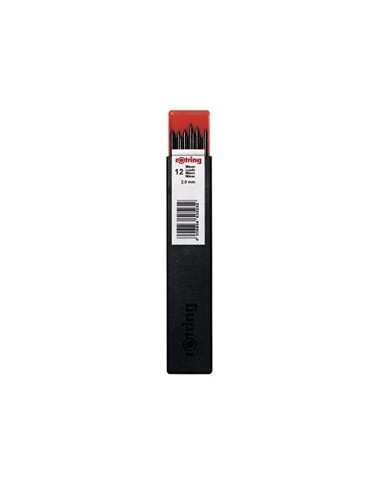 MINAS ROTRING GRAFITO 2MM HB  12 MINAS