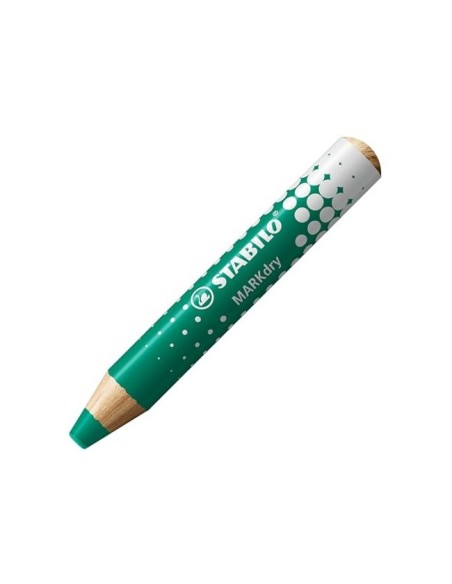 LAPIZ MARCADOR SECO STABILO MARKDRY PIZARRA BL.COLOR VE. CAJA 5 UD.