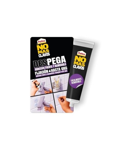 ADHESIVO PATTEX PEGA DESPEGA NO MAS CLAVO 6 KG 12 UD.