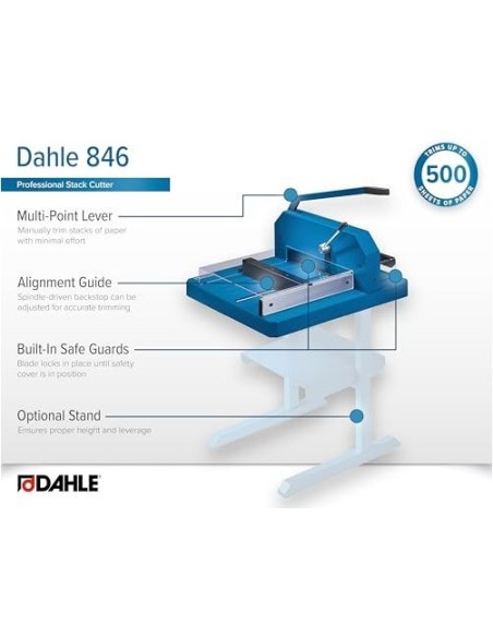 GUILLOTINA PALANCA DAHLE 846 A3 CORTE 430MM CORTE 600H.