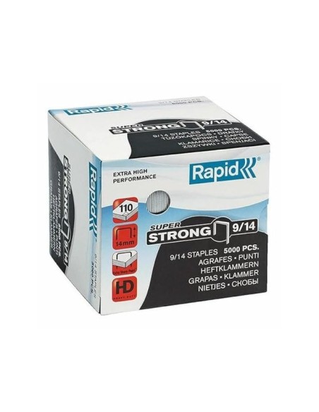 GRAPAS RAPID SUPER STRONG GALVANIZADAS Nº9/14 CAJA 5000 UD.