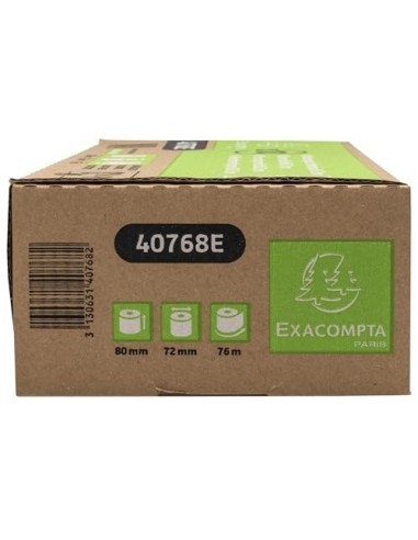 ROLLO SUMADORA EXACOMPTA TERMICO 80 X 80MM 48 G/M2 SIN BISFENOL