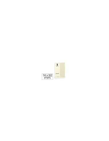 SOBRE ROSSLER COLORETTI C6 MINISTRO CREMA 114X162MM PK.DE 5 UD.