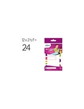 ETIQUETA AVERY PLASTIFICABLE FLUORESCENTES 24 UD. 2