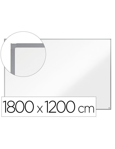 PIZARRA BL.NOBO ESSENCE ACERO VITRIFICADO MAGNETICA 1800X1200MM