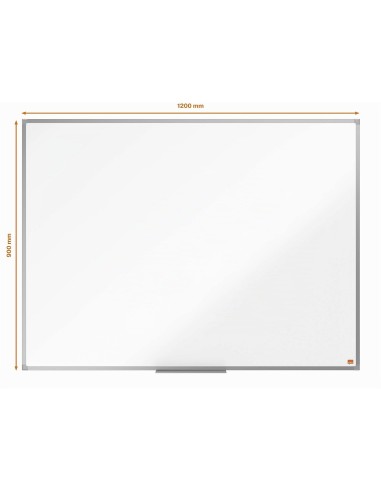 PIZARRA BL NOBO ESSENCE ACERO VITRIF. MAG.1200X900MM