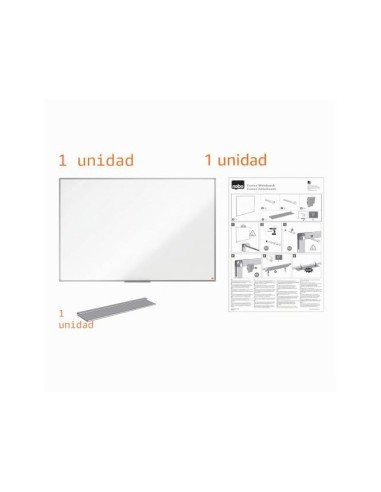 PIZARRA BL.NOBO ESSENCE ACERO VITRIFICADO MAGNETICA 600X450MM