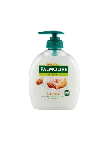 JABON LIQUIDO LAVAMANOS PALMOLIVE CREMA LECHE ALMENDRA BOTE 300 ML