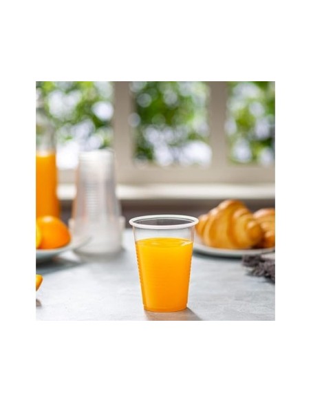 VASO PLAST.TPTE.100 CC PQ.DE 100 UD.