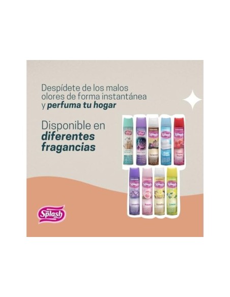 AMBIENTADOR SPRAY SPLASH ROSAS BOTE 300 ML