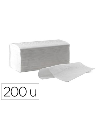 TOALLA PAPEL SECAMANOS DAHI Z CELULOSA 2 CAPAS CAJA 20 PQ.DE 200 UD.