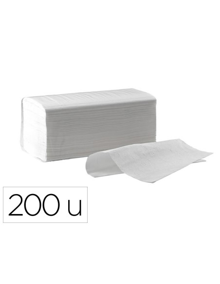 TOALLA PAPEL SECAMANOS DAHI Z CELULOSA 2 CAPAS CAJA 20 PQ.DE 200 UD.
