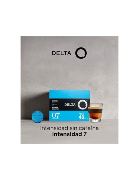 CAFE DELTA Q DESCAFEINADO CAPSULAS XL MONODOSIS INTENSIDAD 1
