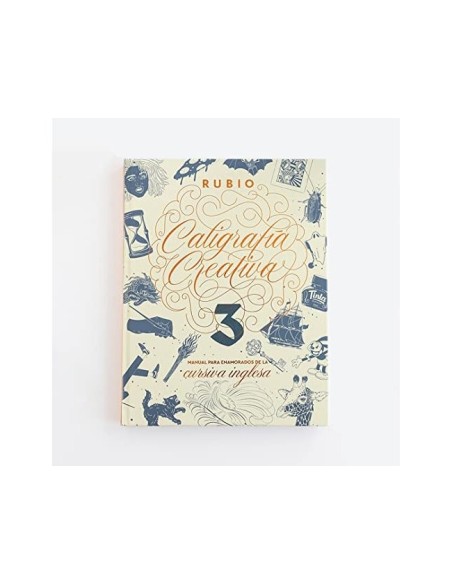 LIBRO CALIGRAFIA RUBIO CREATIVA 3 ENAMORADOS CURSIVA 120 PG. T.DURA