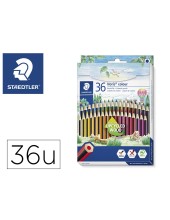 LAPICES COLORES STAEDTLER WOPEX ECOLOGICO 36 COLORES C.CARTON