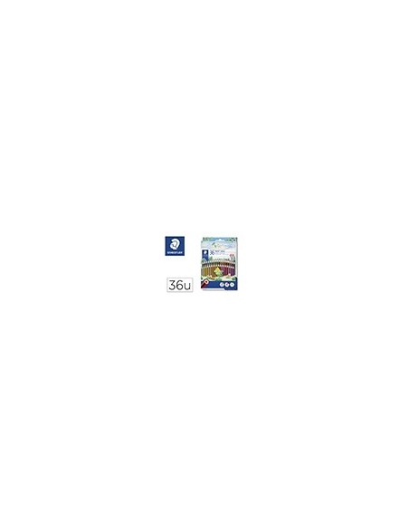 LAPICES COLORES STAEDTLER WOPEX ECOLOGICO 36 COLORES C.CARTON