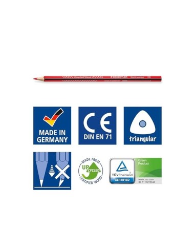 LAPICES COLORES STAEDTLER WOPEX ECOLOGICO 36 COLORES C.CARTON