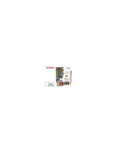 LAPICES ALPINO EXPERIENCE MINA COMP. 3,3MM CAJA CARTËN 24 UD.COL.