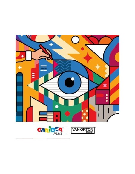 ROTULADOR CARIOCA PLUS PRISMA FIBER-TIP FIBRA CAJA COMP. 30 UD.SURT.