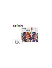 ROTULADOR CARIOCA PLUS PRISMA FIBER-TIP FIBRA CAJA 12 UD.SURT. 2