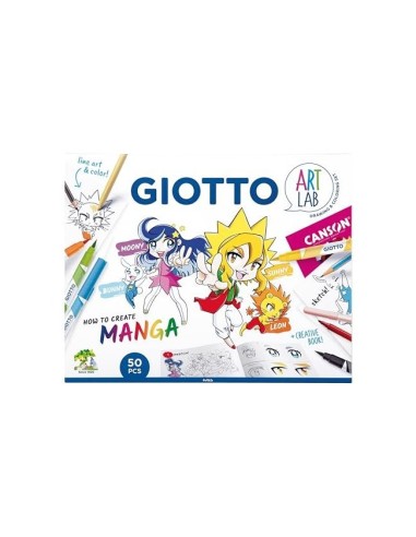 SET CREATIVO GIOTTO ART LAB MANGA