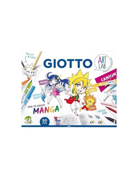 SET CREATIVO GIOTTO ART LAB MANGA