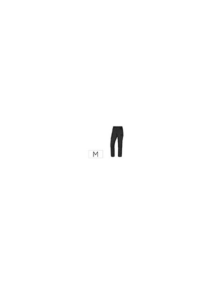 PANTALON TRABAJO DELTAPLUS CINTURA ELASTICA 7 BOL. GRIS/RJ. TALLA M