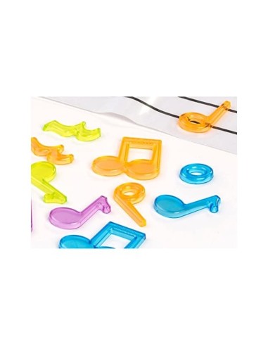 JUEGO MINILAND SET CONTAD TRAN 96 NOTAS MUSICALES 1 PENTAGRAMA TPTE.
