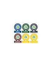 ETIQUETAS ADH. AVERY RESIDUOS 141X110MM PK.DE 6 UD.SURTIDAS 2