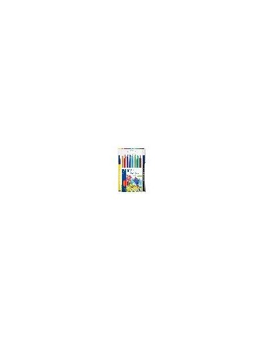 ROTULADOR STAEDTLER NORIS CL UB ESTUCHE 10 COL.
