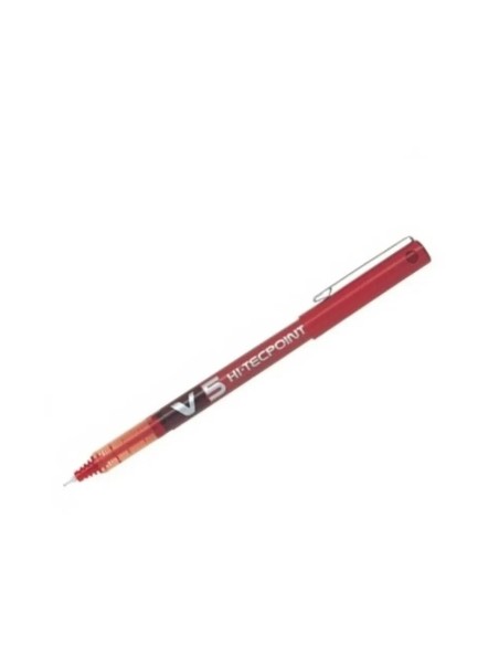 ROTULADOR PILOT PUNTA AGUJA V-5 ROJO 0.5 MM