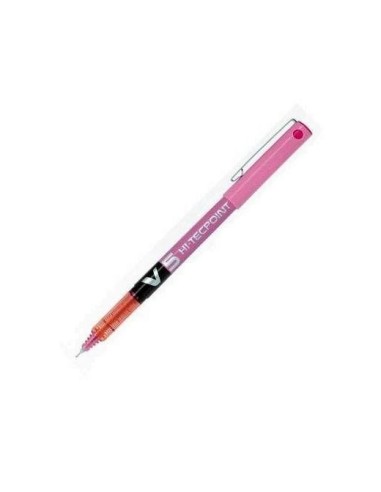 ROTULADOR PILOT PUNTA AGUJA V-5 ROSA 0.5 MM