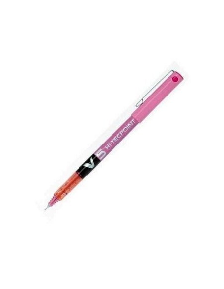 ROTULADOR PILOT PUNTA AGUJA V-5 ROSA 0.5 MM