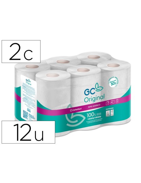 PAPEL HIGIENICO OLIMPIC 2 CAPAS PAQUETE DE 12 ROLLOS